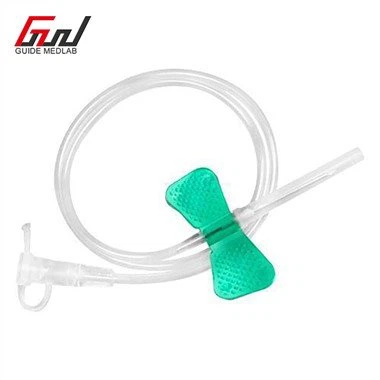 Стерильная игла для сбора крови бабочка