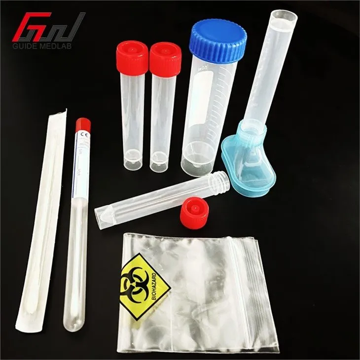 3 vtm collection tube with red cap